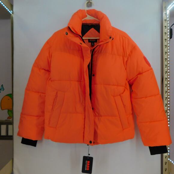 Bass Outdoor Women's Discovery Full Zip Puffer Winter Jacket Coral XS New - Picture 8 of 12